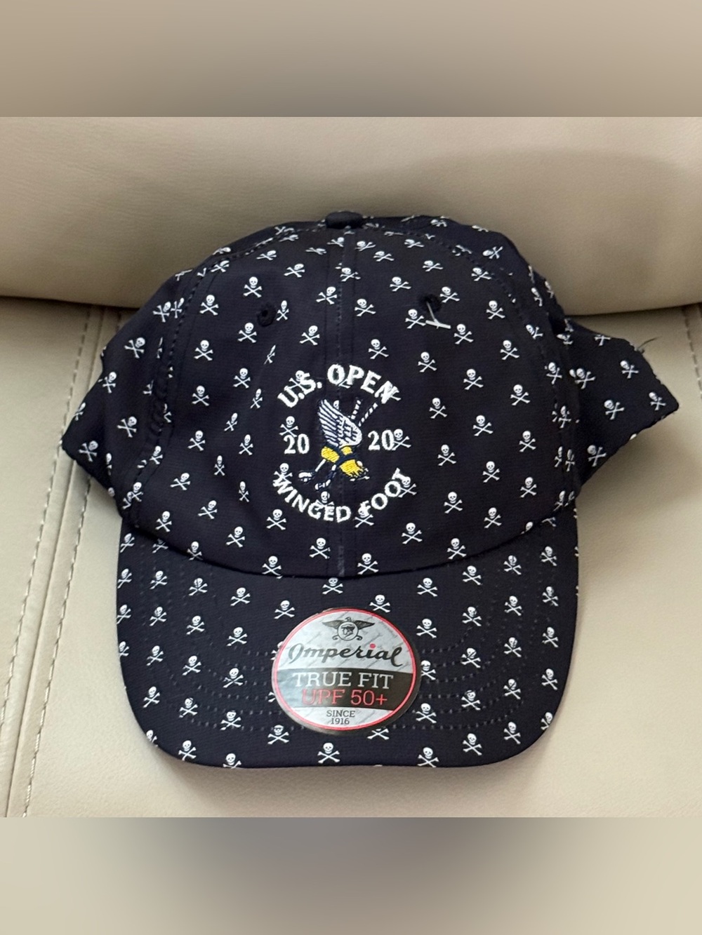 NWT Limited Edition US Open 2020 Winged Foot Hat - Alter Ego Skull Pattern